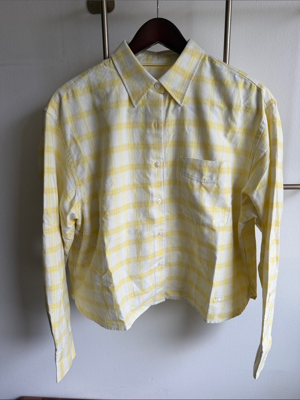 🎇 SALE 🎇 JW ANDERSON x UNIQLO 🎇 OXFORD POPOVER 🎇 LRG 🎇 YELLOW CHECKMARK